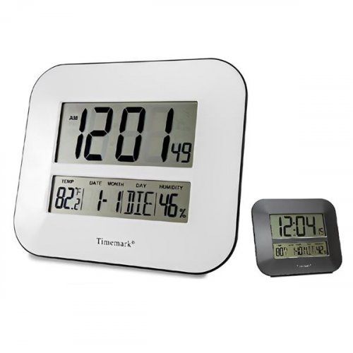 timemark reloj de pared rectangular 24x27 digital m7