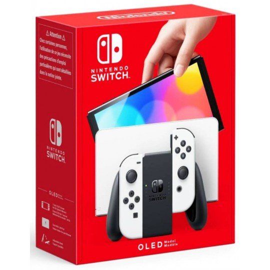 consola nintendo switch oled blanca